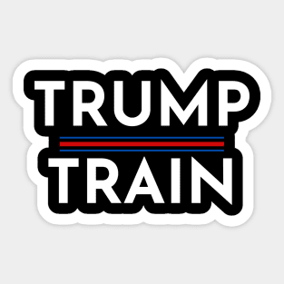 All Aboard the Trump Train Sticker